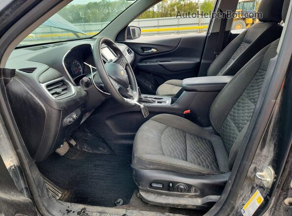 2GNAXSEV8J6289967 2018 CHEVROLET EQUINOX Угольный Вид салона спереди