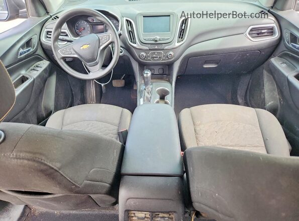 2GNAXSEV8J6289967 2018 CHEVROLET EQUINOX Угольный Вид панели приборов