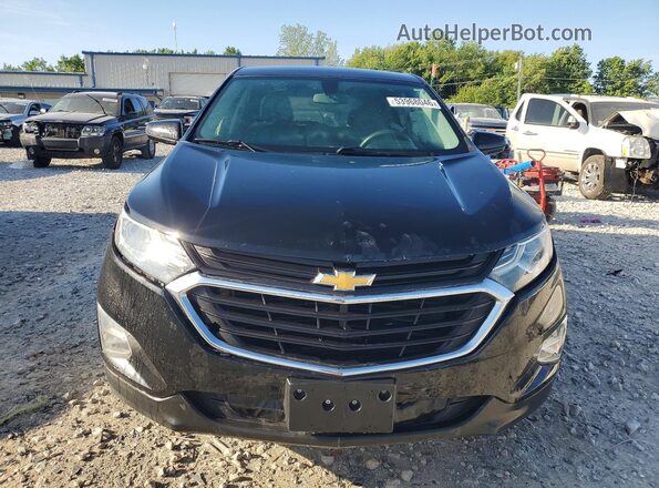 2GNAXSEV9J6157669 2018 CHEVROLET EQUINOX Black წინა ხედი