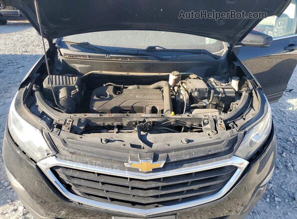 2GNAXSEV9J6157669 2018 CHEVROLET EQUINOX Black ძრავის განყოფილების ხედი