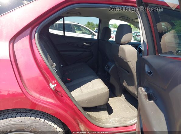 2GNAXSEV9J6234055 2018 CHEVROLET EQUINOX Red Vista de la etiqueta del VIN