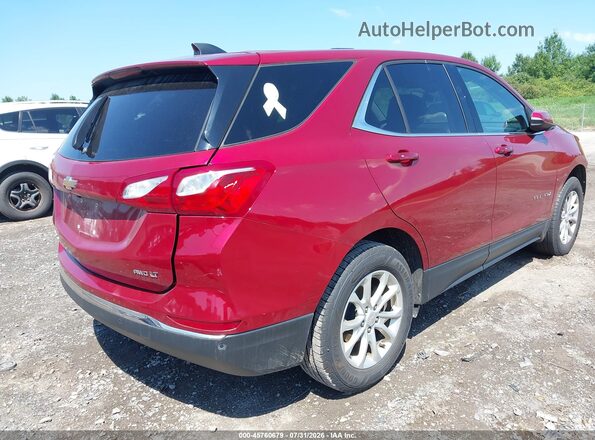 2GNAXSEV9J6234055 2018 CHEVROLET EQUINOX Red Trasero derecho