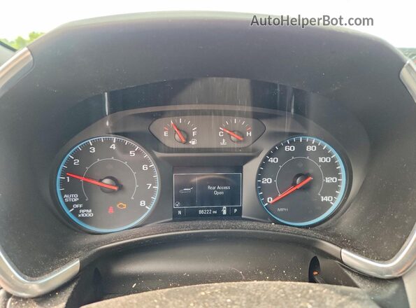 2GNAXSEV9L6178301 2020 CHEVROLET EQUINOX Угольный Вид щитка приборов