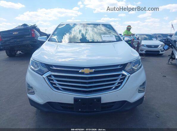 2GNAXSEVXJ6213246 2018 CHEVROLET EQUINOX Белый Вид щитка приборов