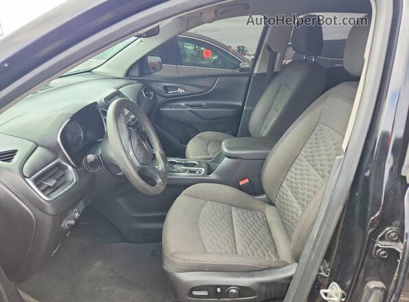 2GNAXSEVXJ6271146 2018 CHEVROLET EQUINOX Black Widok wnętrza z przodu