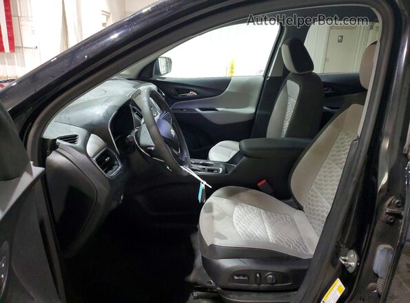 2GNAXSEVXL6131102 2020 CHEVROLET EQUINOX Black წინა სალონის ხედი