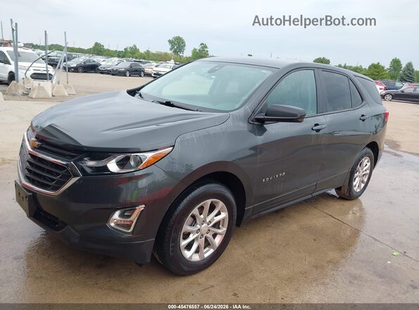 2GNAXSEVXM6160939 2021 CHEVROLET EQUINOX Серый Передняя левая четверть