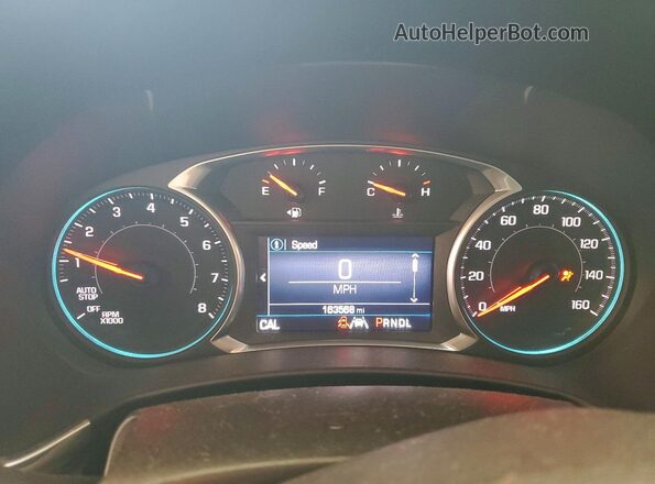 2GNAXTEV4L6170340 2020 CHEVROLET EQUINOX Blue Instrument cluster view