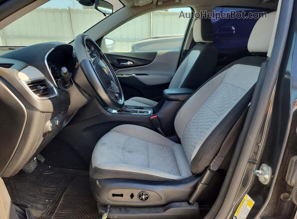 2GNAXTEV6K6168961 2019 CHEVROLET EQUINOX Угольный Вид салона спереди