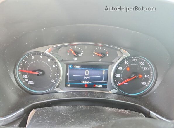 2GNAXTEV8N6133472 2022 CHEVROLET EQUINOX White Вид щитка приладів