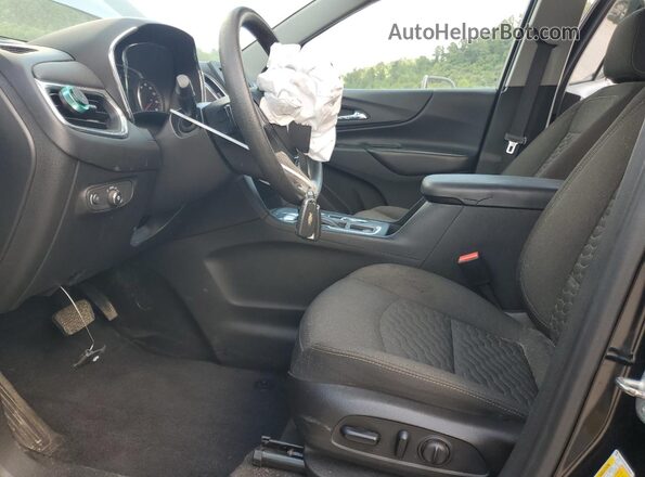 2GNAXTEV9L6250801 2020 CHEVROLET EQUINOX Black Front interior view