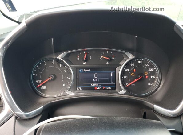 2GNAXTEV9L6250801 2020 CHEVROLET EQUINOX Black Instrument cluster view