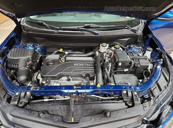2GNAXTEVXL6244120 2020 CHEVROLET EQUINOX Blue Widok komory silnika