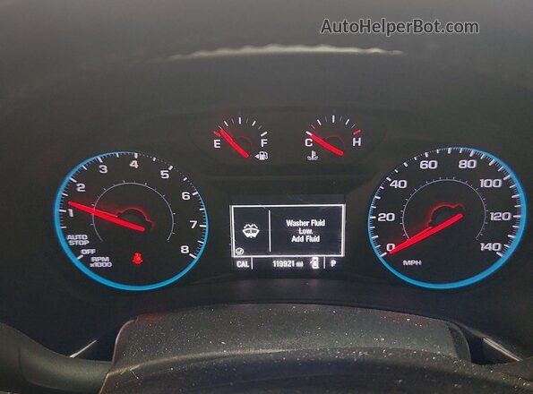 2GNAXTEX2J6173817 2018 CHEVROLET EQUINOX Black Widok zestawu wskaźników