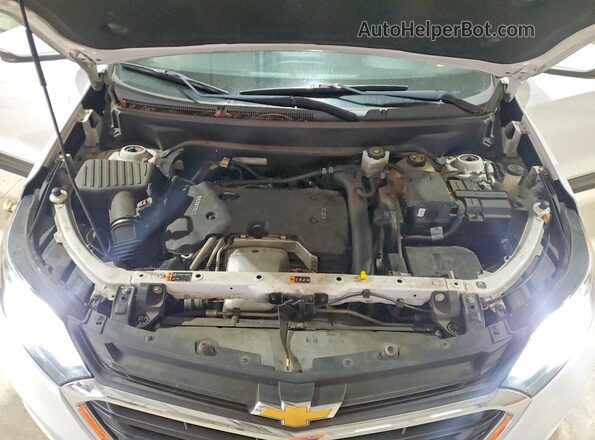 2GNAXTEX2J6185272 2018 CHEVROLET EQUINOX White Vista del compartimento del motor