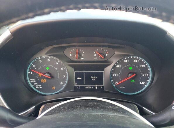 2GNAXTEX2J6268118 2018 CHEVROLET EQUINOX Red Սարքավորումների վահանակի տեսք