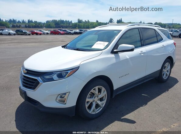 2GNAXTEX5J6306067 2018 CHEVROLET EQUINOX White Vista tres cuartos delantera izquierda