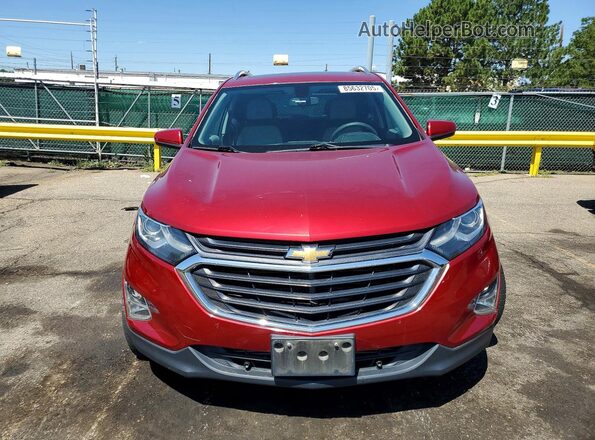 2GNAXTEX6J6344729 2018 CHEVROLET EQUINOX Красный Вид спереди