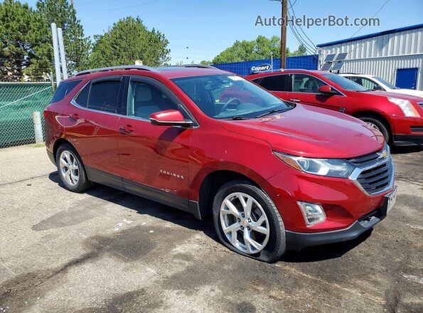 2GNAXTEX6J6344729 2018 CHEVROLET EQUINOX Красный Передняя правая четверть