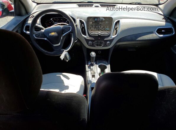 2GNAXTEX6J6344729 2018 CHEVROLET EQUINOX Красный Вид панели приборов