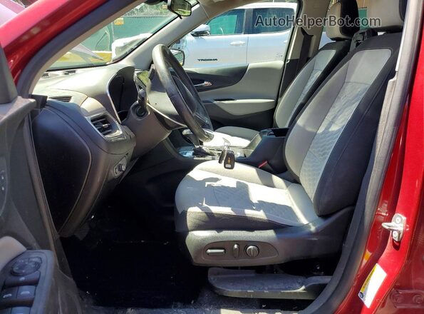 2GNAXTEX6J6344729 2018 CHEVROLET EQUINOX Красный Вид салона спереди