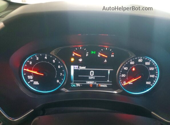 2GNAXTEX8J6231767 2018 CHEVROLET EQUINOX Black Вид щитка приладів