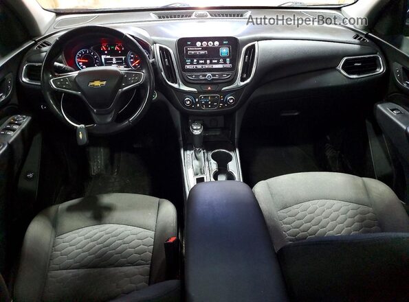 2GNAXTEX9J6337791 2018 CHEVROLET EQUINOX Black Вид панелі приладів