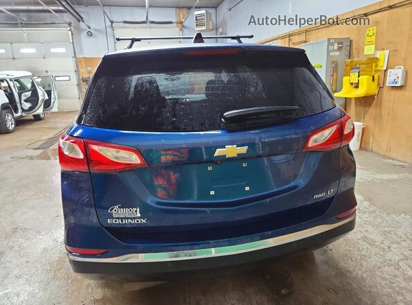 2GNAXUEV0K6123827 2019 CHEVROLET EQUINOX Blue Widok z tyłu