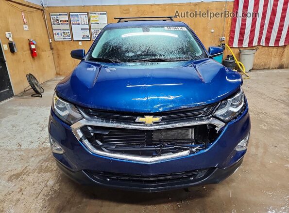 2GNAXUEV0K6123827 2019 CHEVROLET EQUINOX Blue Widok z przodu