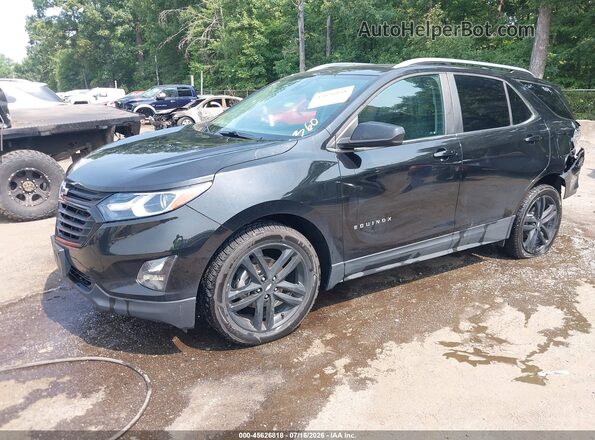 2GNAXUEV1M6123306 2021 CHEVROLET EQUINOX Black Przód lewy