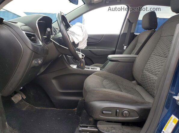 2GNAXUEV1M6127727 2021 CHEVROLET EQUINOX Blue Widok wnętrza z przodu