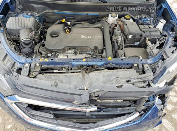 2GNAXUEV1M6127727 2021 CHEVROLET EQUINOX Blue Widok komory silnika