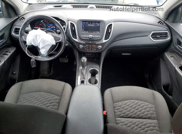 2GNAXUEV1M6127727 2021 CHEVROLET EQUINOX Blue Widok deski rozdzielczej