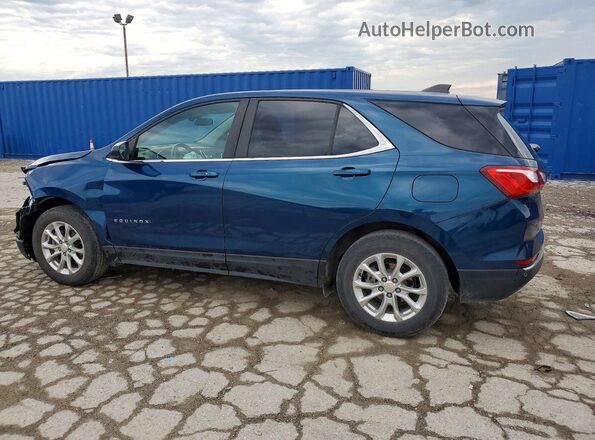 2GNAXUEV1M6127727 2021 CHEVROLET EQUINOX Blue Tył lewy