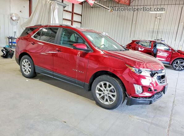2GNAXUEV1M6150666 2021 CHEVROLET EQUINOX Красный Передняя правая четверть