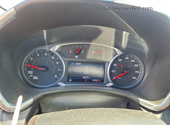 2GNAXUEV2K6122436 2019 CHEVROLET EQUINOX Gray Instrument cluster view