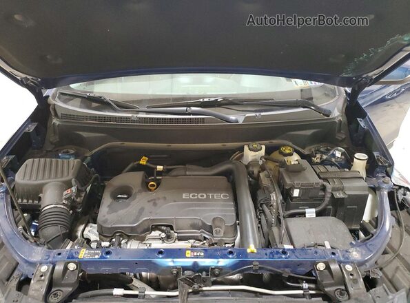 2GNAXUEV2K6162869 2019 CHEVROLET EQUINOX Синий Вид подкапотного пространства
