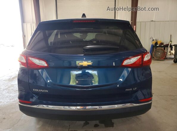 2GNAXUEV2K6162869 2019 CHEVROLET EQUINOX Синий Вид сзади