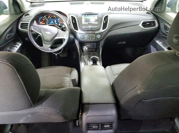 2GNAXUEV2K6162869 2019 CHEVROLET EQUINOX Синий Вид панели приборов