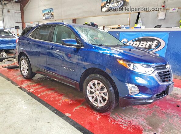 2GNAXUEV2L6151341 2020 CHEVROLET EQUINOX Blue Передня права чверть