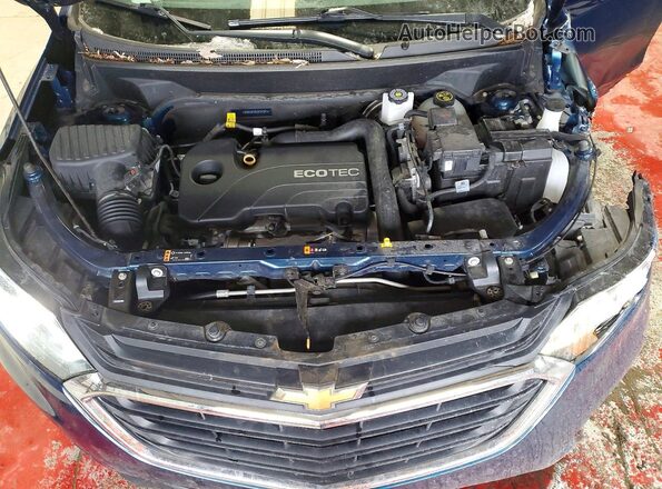 2GNAXUEV2L6151341 2020 CHEVROLET EQUINOX Blue Вид підкапотного простору