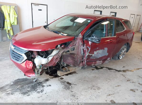 2GNAXUEV3M6137918 2021 CHEVROLET EQUINOX Red Front left