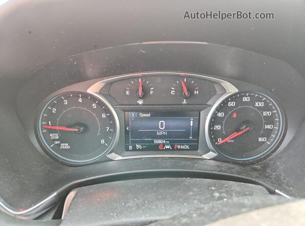 2GNAXUEV5L6271716 2020 CHEVROLET EQUINOX Бордовый Вид щитка приборов