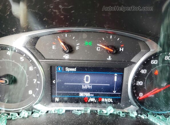 2GNAXUEV6L6218099 2020 CHEVROLET EQUINOX Black Instrument cluster view