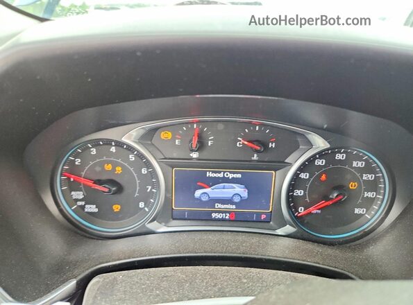 2GNAXUEV7K6183166 2019 CHEVROLET EQUINOX Blue Սարքավորումների վահանակի տեսք