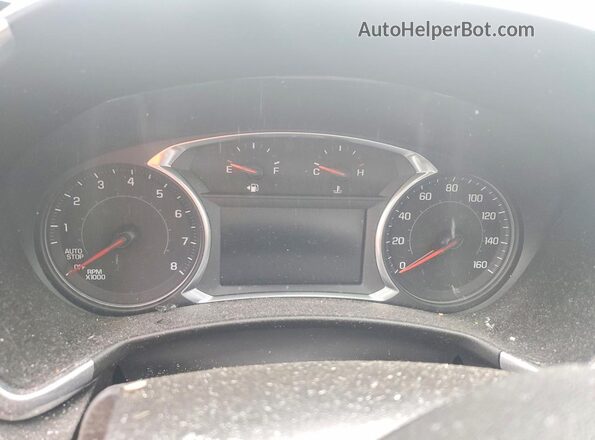 2GNAXUEV7M6104503 2021 CHEVROLET EQUINOX Blue Вид щитка приладів