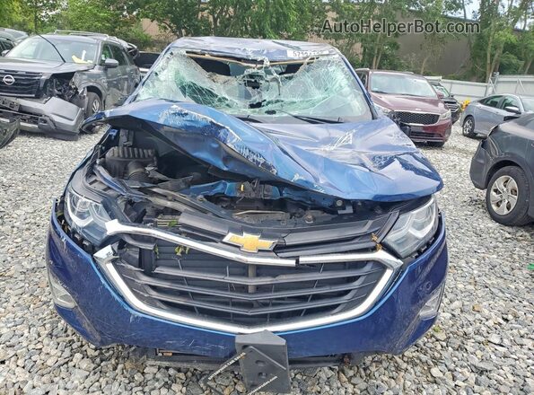 2GNAXUEV7M6104503 2021 CHEVROLET EQUINOX Blue Вид спереду