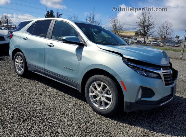 2GNAXUEV8N6107900 2022 CHEVROLET EQUINOX Blue წინა მარჯვენა