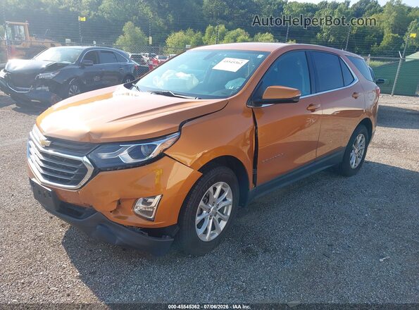 2GNAXUEV9K6132087 2019 CHEVROLET EQUINOX Orange Առջևի ձախ երեք քառորդ տեսարան