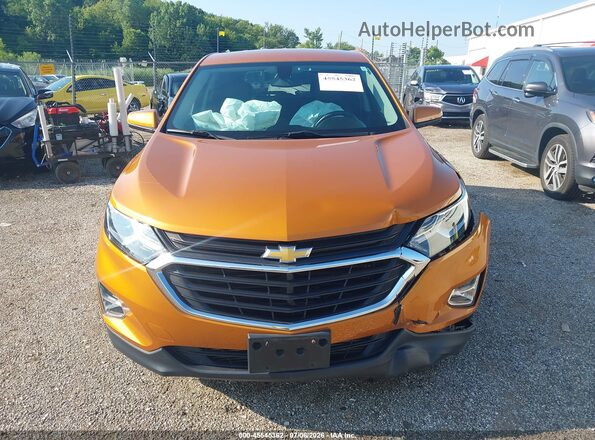 2GNAXUEV9K6132087 2019 CHEVROLET EQUINOX Orange Սարքավորումների վահանակի տեսք